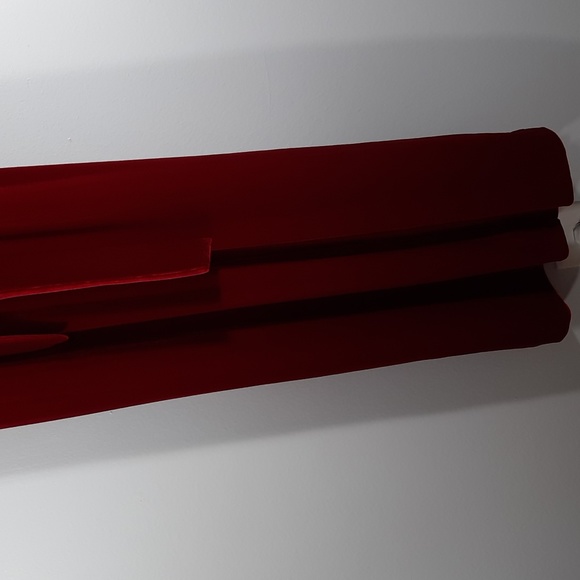 NWT ALEX MARIE CRIMSON BETH VELVET JUMPSUIT SZ 4 - Picture 4 of 14